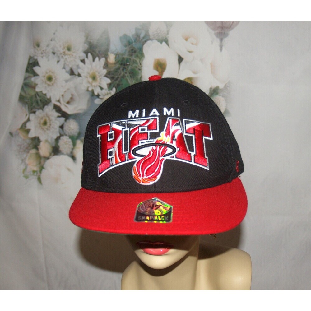 Miami Heat NBA Hardwood Classics 47 Brand Snapback Hat Unisex Adults